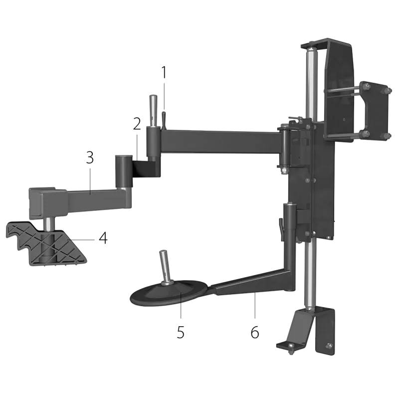 Чертёж Третья рука для шиномонтажного станка Sivik РВ-3